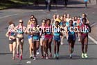 Soon after the start of the womens 2014 BUPA Great North Run. Photo: David T. Hewitson/Sports for All Pics